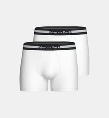 Pack 2 boxers unis en Coton Eden Park