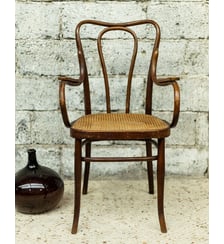 Fauteuil au joli cannage Ernest N°1505- Produit chiné Debongout