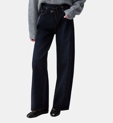 Jean droit avec ceinture asymétrique Liu Jo