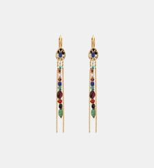 Boucles d'oreilles dormeuses   doré à l'or fin - Dakota Satellite