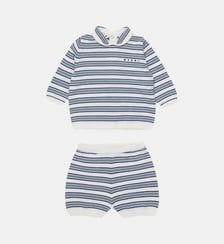 Ensemble de survêtements en laine rayée Marni