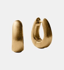 Boucles d’oreilles en anneau en argent 925 dorées 18K Aristocrazy