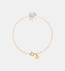 Bracelet, nacre blanche, or jaune Morganne Bello