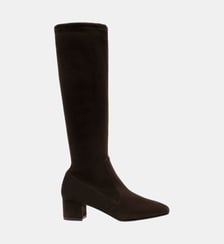 Victoria - Bottes En Cuir Stretch Expresso Parallèle