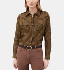 Chemise calyope - Motif imprimé - Coton biologique - Coupe droite Caroll