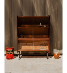 Vitrine en bois Victoria N°1316- Produit chiné Debongout