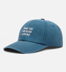 Casquette unisexe en coton "Thank you for being a friend" AMI Paris