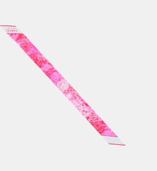 Foulard fin Fireworks en twill de soie Lancel