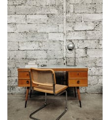 Bureau en bois Yvan N°97- Produit chiné Debongout