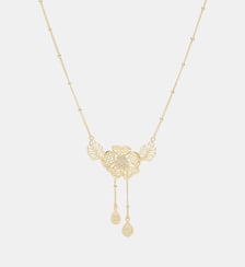 Collier fin pendentif fil d'or Les Néréides