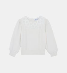 Pull -  laine col dentelle Tartine Et Chocolat