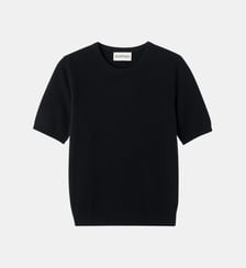 Pull droit manches courtes en cachemire  Bompard