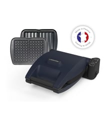 Gaufrier, croque monsieur premium gaufres bleu abysse G + CM Lagrange