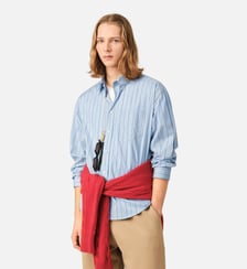 Chemise boxy en coton Ami de Coeur embossé AMI Paris