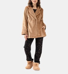 Veste en peluche flanelle ESSENTIEL H77A Lingerie Le Chat