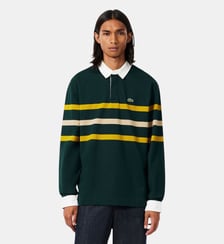 Polo rugby Piqué rayé relaxed fit Lacoste