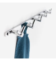 Patère 5 têtes inox brillant - Vito Bath Bazaar