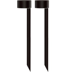 Balise solaire Lot de 2 balises solaires à piquer LED b Lumisky