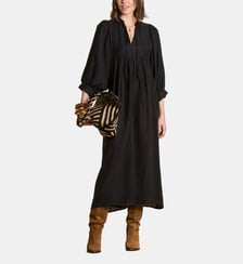 Robe longue fluide manches longues La Fée Maraboutée