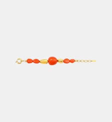 Bracelet ajustable   doré à l'or fin - Loulou Satellite