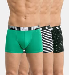 Lot de 3 boxers coton stretch imprimés Vibes Dim