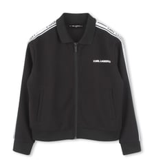 Cardigan zippé à poches Karl Lagerfeld Kids