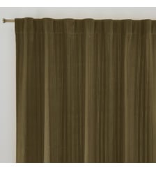 Rideau, velours ciselé, avec pattes cachées La Redoute Interieurs