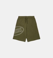 Short en molleton avec logo Diesel Kids