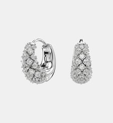 Boucles d'oreilles Sublima, Métal rhodié Swarovski