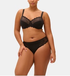 Soutien-gorge emboitant grande taille - Noir Simone Pérèle