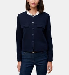 Veste tzoe - Motif uni - Coton - Coupe ajustée Caroll