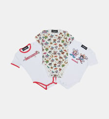 Ensemble à manches courtes avec logo Dsquared2