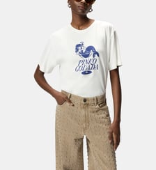T-shirt avec sirène pinko colada Pinko