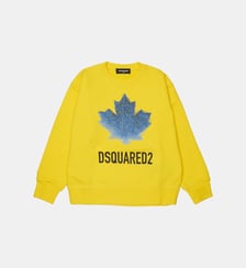 Sweat-shirt à col rond avec logo Dsquared2
