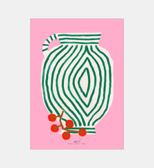 Poster   Vase and Currants - The Poster Club x Matías Larraín Poster & Frame