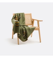 Plaid brodé floral La Redoute Interieurs