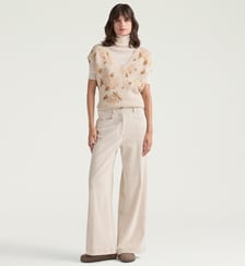 Pantalon peter en velours à côtes stretch Momonì