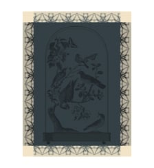 Torchon Curiosités animales Le Jacquard Francais