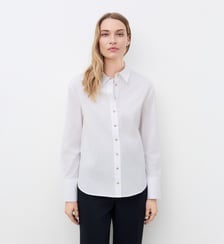 Chemise carmen - Motif uni - Coton Caroll