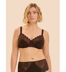 Soutien-gorge avec armature emboitant - Cacao Simone Pérèle