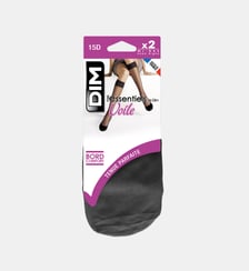 Lot de 2 paires de Mi-Bas Voile 15D Mes Essentiels de Dim Dim