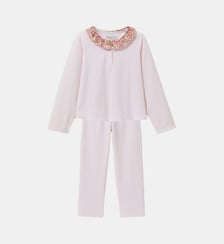 Pyjama col tissu Liberty Fille Cyrillus
