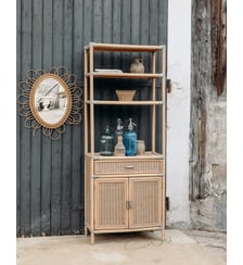grande étagère en rotin Gaëlle N°157- Produit chiné Debongout