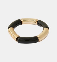 Bracelet tubes noirs et dorés Balaboosté