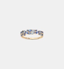 Bague Ophélie Bleue Or Jaune PIAPARIS