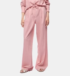 Pantalon à rayures avec cordon de serrage à la taille Pinko