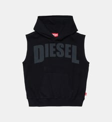Sweat-shirt sans manches avec logo Diesel Kids