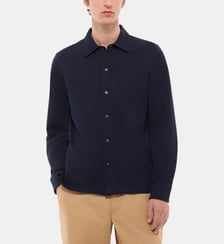 Chemise en jersey piqué de coton Fursac
