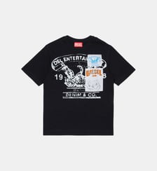 T-shirt à logo imprimé Diesel Kids