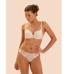 Soutien-gorge emboitant décolleté plongeant - Naturel Simone Pérèle